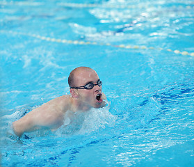 Image showing swimmer athlete