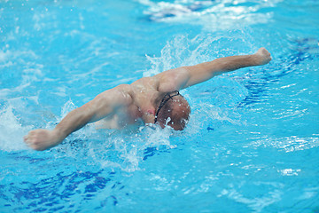 Image showing swimmer athlete