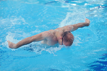 Image showing swimmer athlete