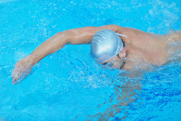 Image showing swimmer athlete