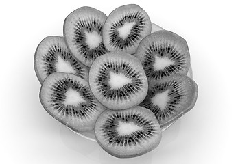 Image showing slices of kiwi