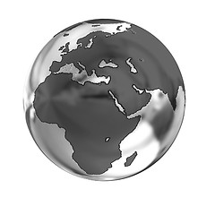 Image showing Chrome Globe