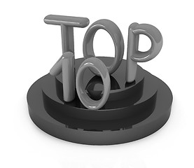 Image showing Top ten icon on white background