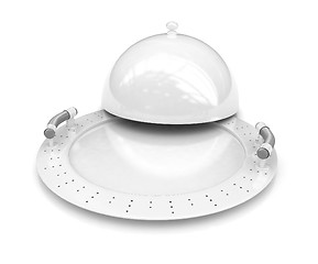 Image showing restaurant cloche with lid 