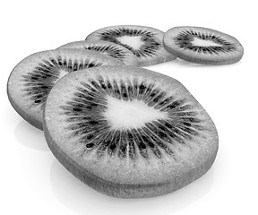 Image showing slices of kiwi