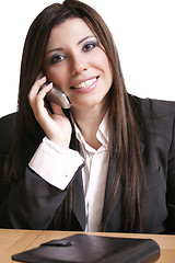 Image showing Smiling business woman