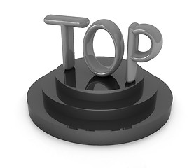 Image showing Top icon on white background