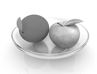 Image showing Citrus and apple