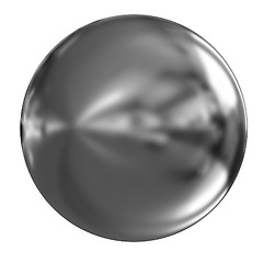 Image showing Gold Ball 3d render