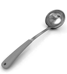 Image showing Gold soup ladle