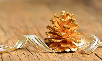 Image showing christmas tree of fir cone
