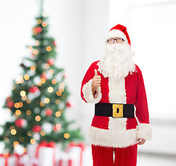 Image showing man in costume of santa claus