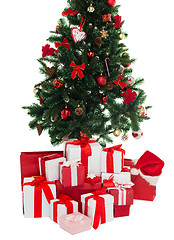 Image showing christmas tree and presents