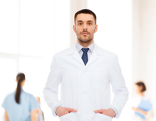 Image showing male doctor in white coat