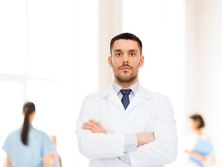 Image showing male doctor in white coat