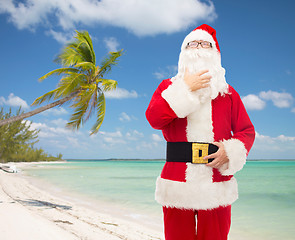 Image showing man in costume of santa claus