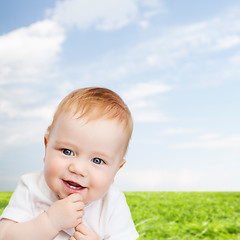 Image showing smiling little baby