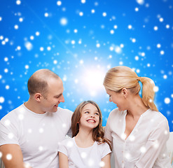 Image showing happy family at home