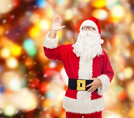 Image showing man in costume of santa claus