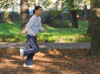 Image showing Autumn fitness