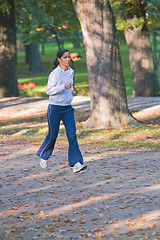 Image showing Running girl