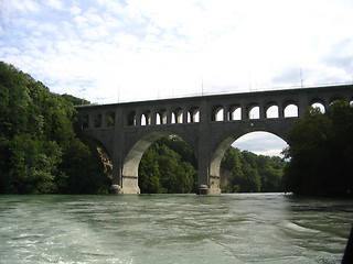 Image showing Bridge on the Rhone