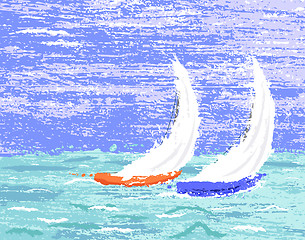 Image showing Yachts