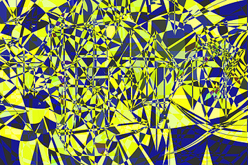 Image showing Yellow and blue