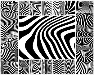 Image showing Zebra stripes