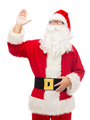 Image showing man in costume of santa claus