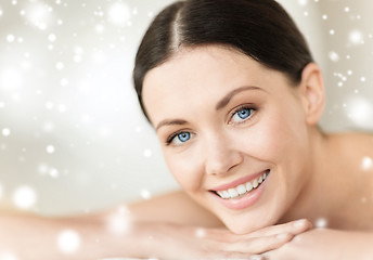 Image showing beautiful young woman in spa