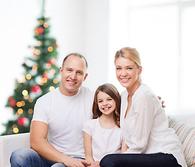 Image showing happy family at home