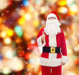 Image showing man in costume of santa claus