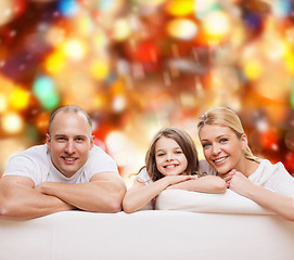 Image showing happy family at home