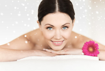 Image showing beautiful young woman in spa