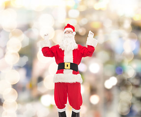 Image showing man in costume of santa claus