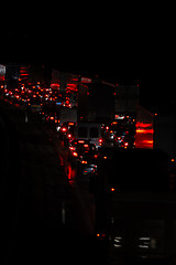 Image showing Traffic by night