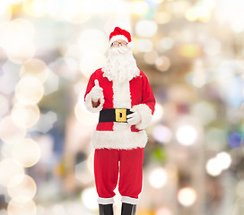 Image showing man in costume of santa claus