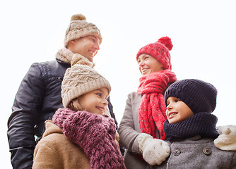 Image showing happy family outdoors