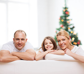 Image showing happy family at home