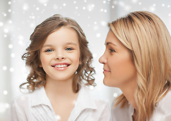 Image showing happy mother and daughter