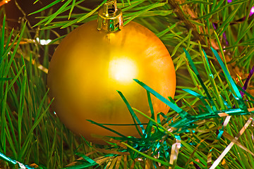 Image showing 	Beautiful decorations for the Christmas tree