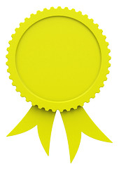 Image showing the yellow medal