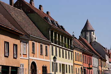 Image showing Old town street