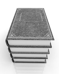 Image showing The stack of books 