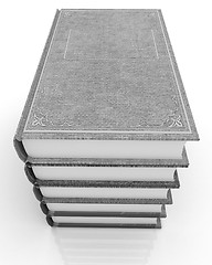 Image showing The stack of books 