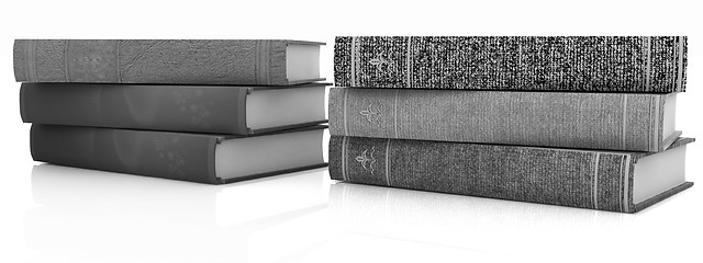 Image showing The stack of books