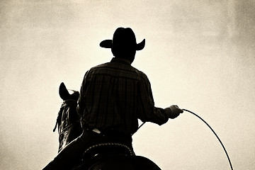 Image showing cowboy rodeo