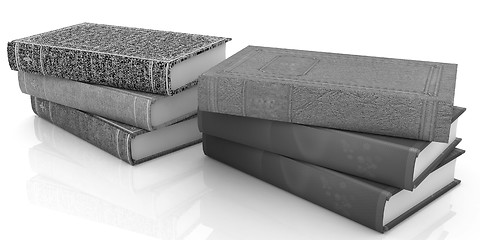 Image showing The stack of books