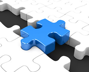 Image showing the blue puzzle piece
